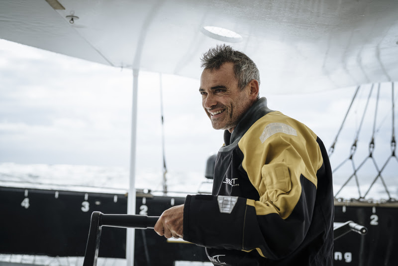 Spindrift racing complete a Transatlantic passage to bring Spindrift 2 back home to La Trinité sur Mer.